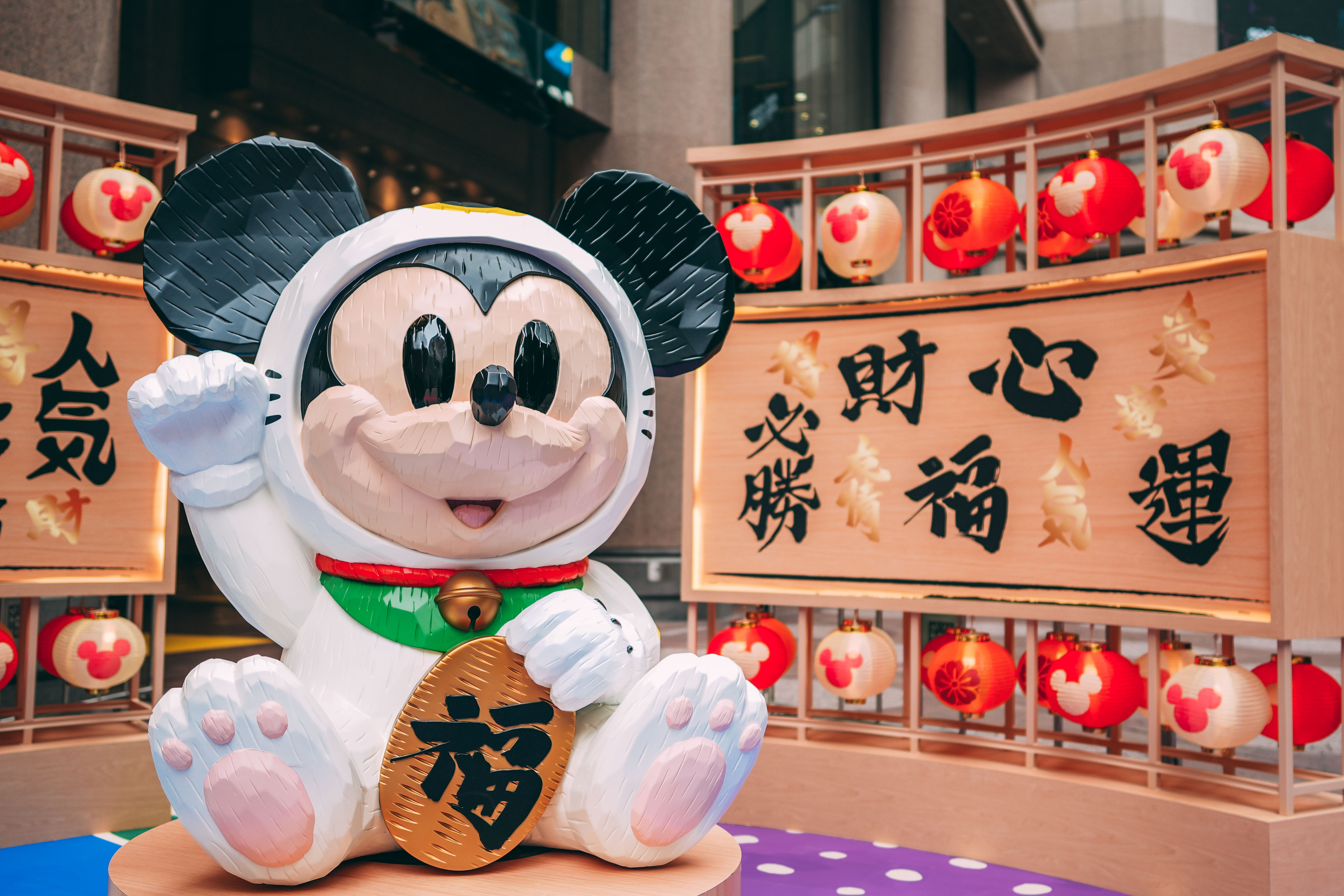 Mickey Mouse & Donald Duck「招福開運慶典」@ 時代廣場