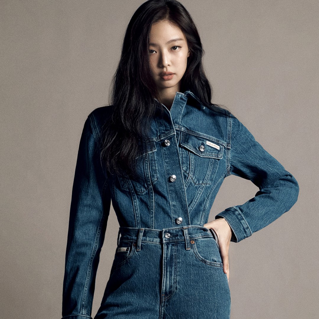 Calvin Klein releases new images of JENNIE in Spring denim