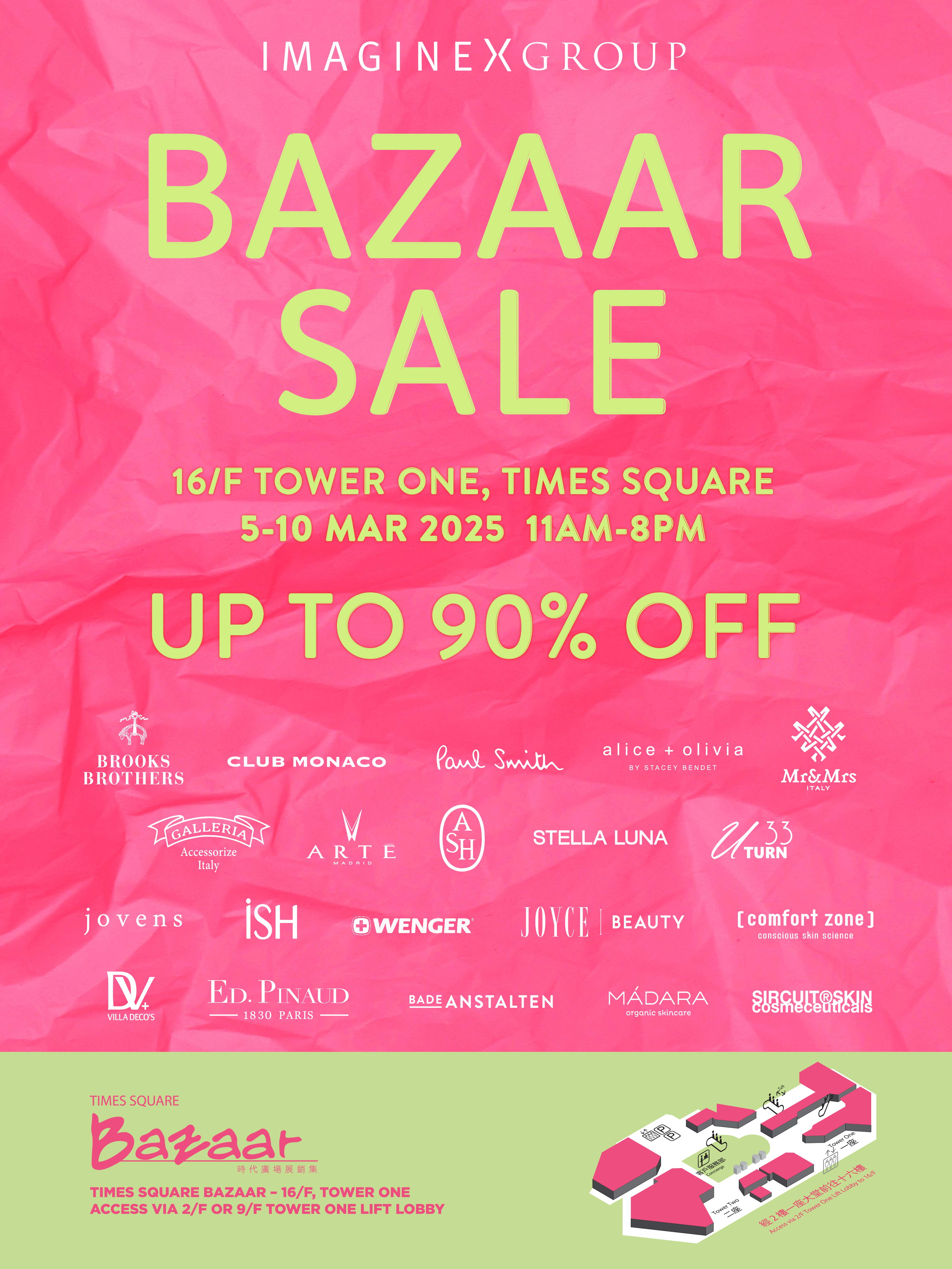 Times Square Bazaar – IMAGINEX Group x Lane Crawford Bazaar Sale