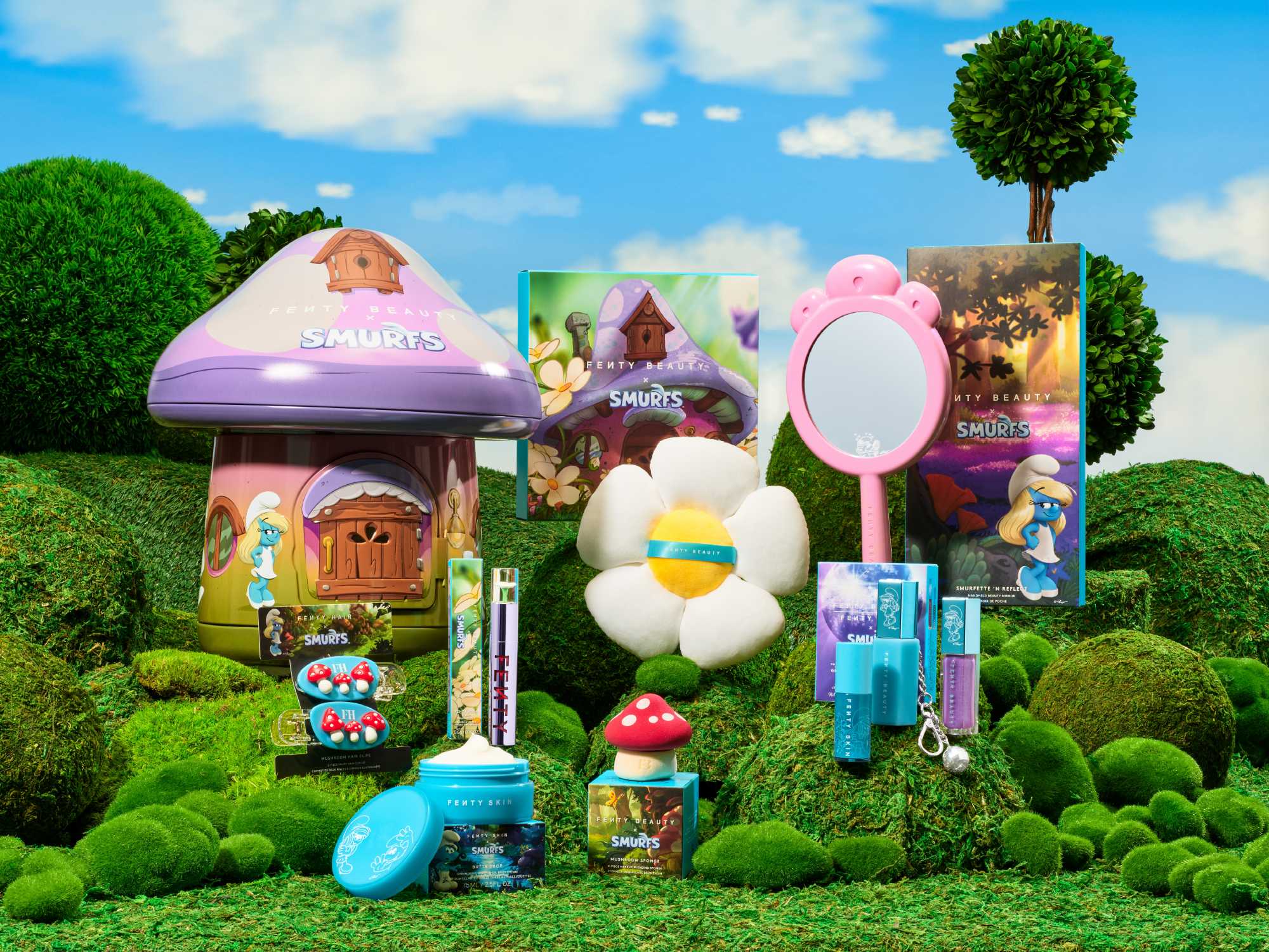 Fenty Beauty X Smurfs Introducing: The Smurfette Collection Collector’s Tin